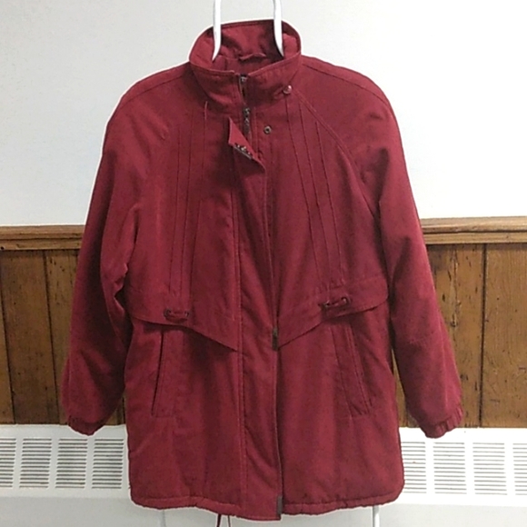 Ladies brick red Fleet Street Coat, Sz M - Picture 6 of 6